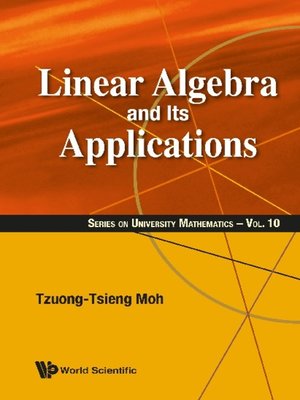 cover image of Linear Algebra and Its Applications